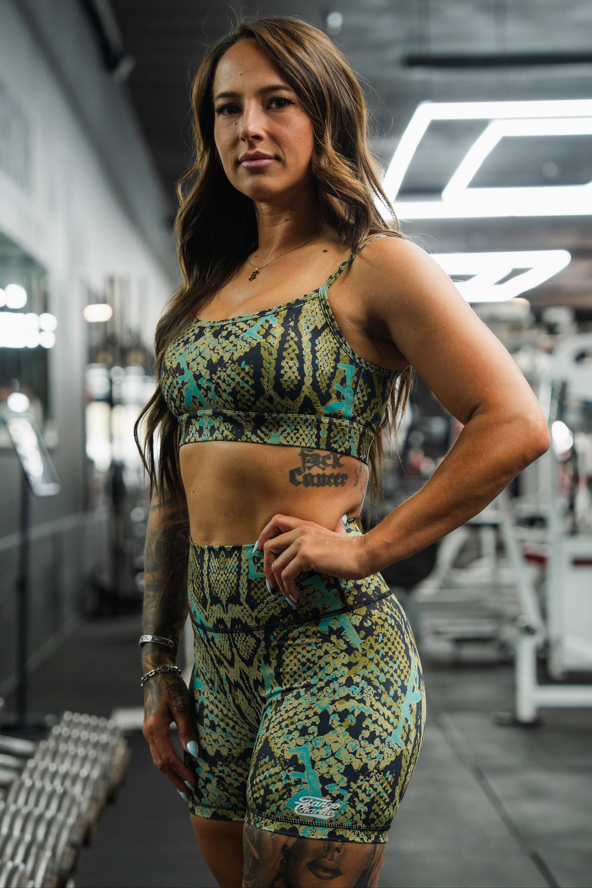 Women's High-Waisted Seamless Front Compression Training Shorts | Lethal Venom