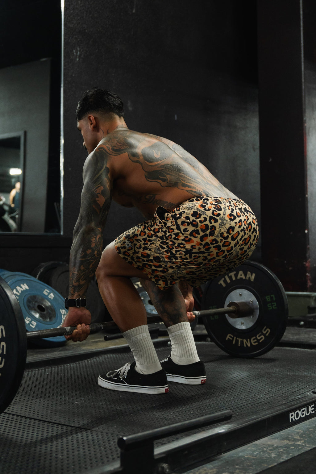 Men's Performance Training Shorts | 5.5"- Loaded Leopard