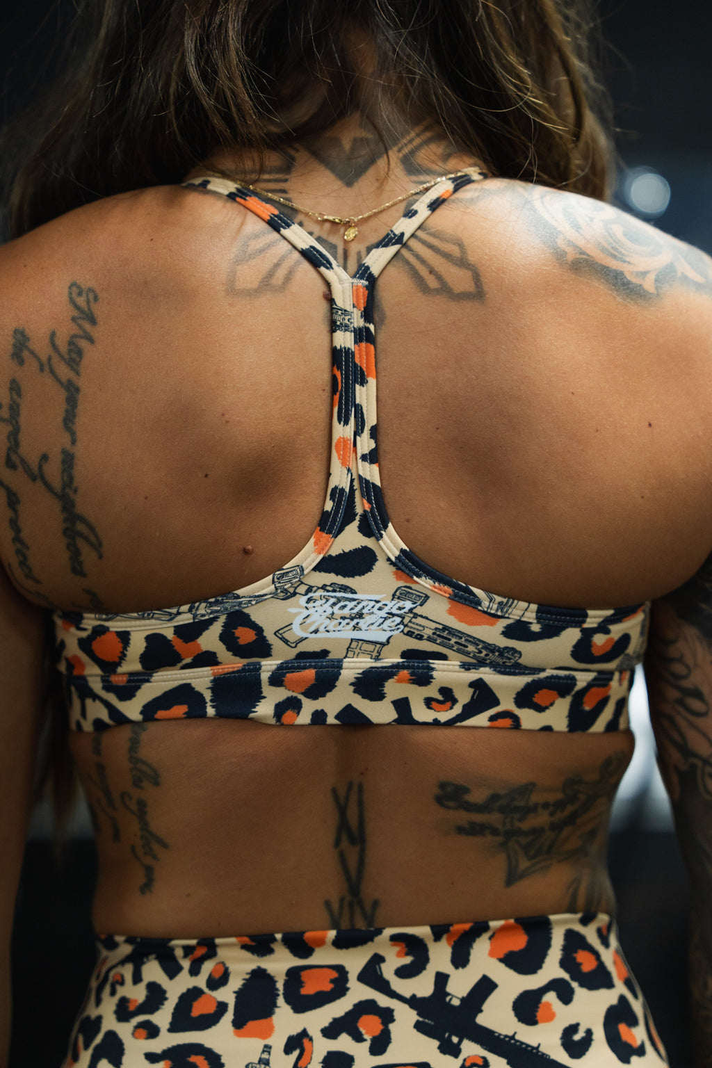 Y-Back Sports Bra | Loaded Leopard