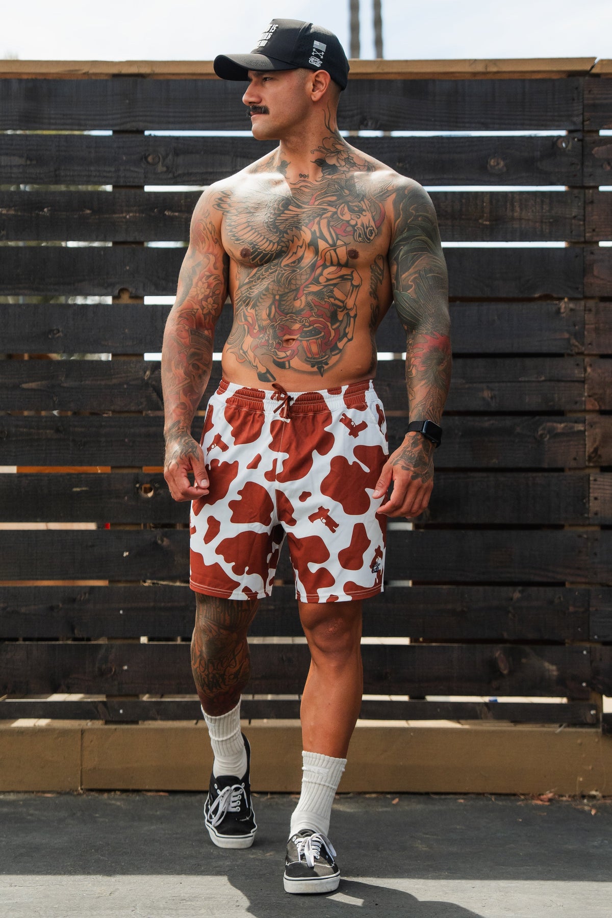 Men's Performance Training Shorts | 5.5"- Moo Moo Pew