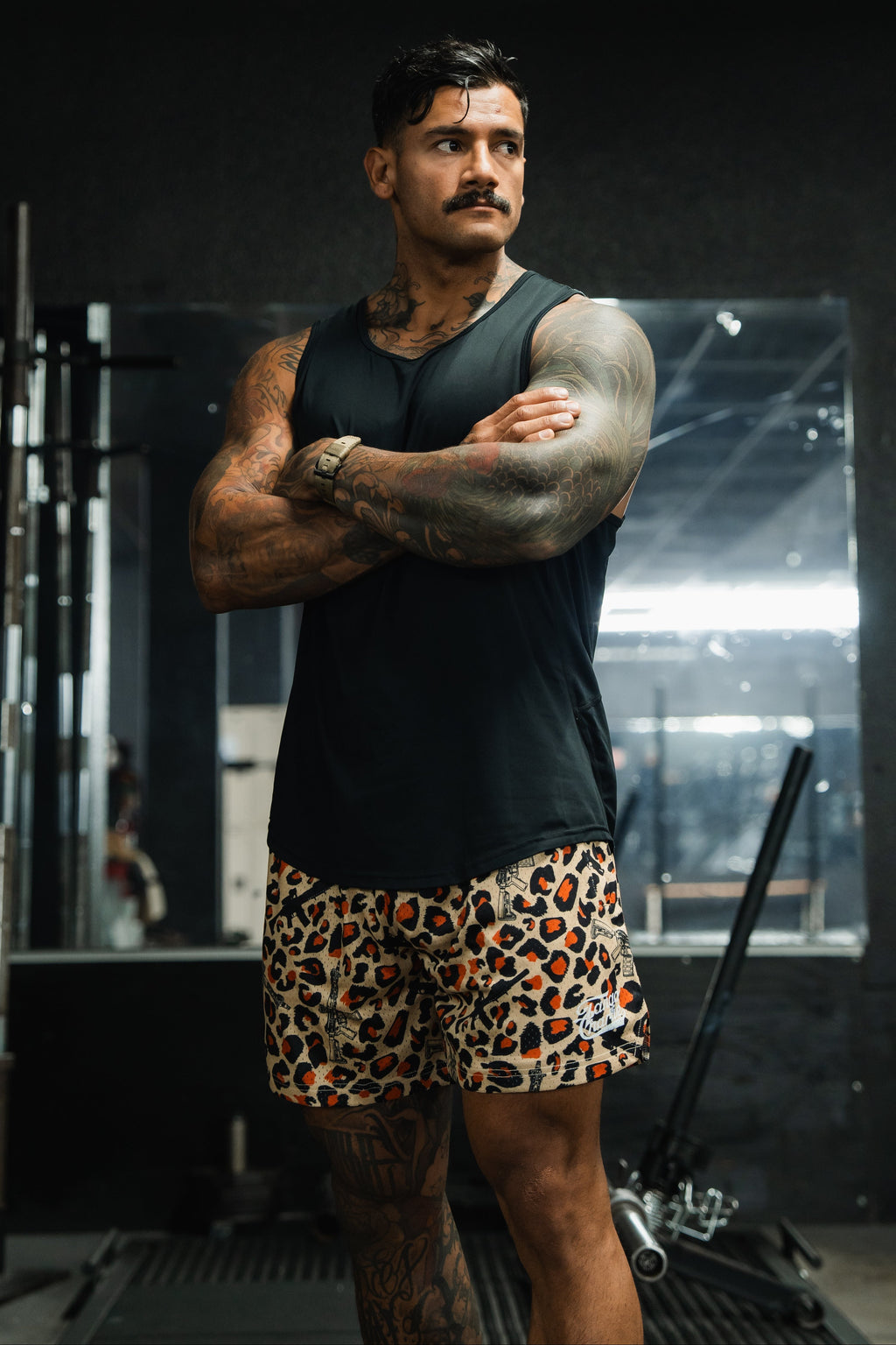 Men's Mesh Lifestyle Shorts | 5.5"- Loaded Leopard