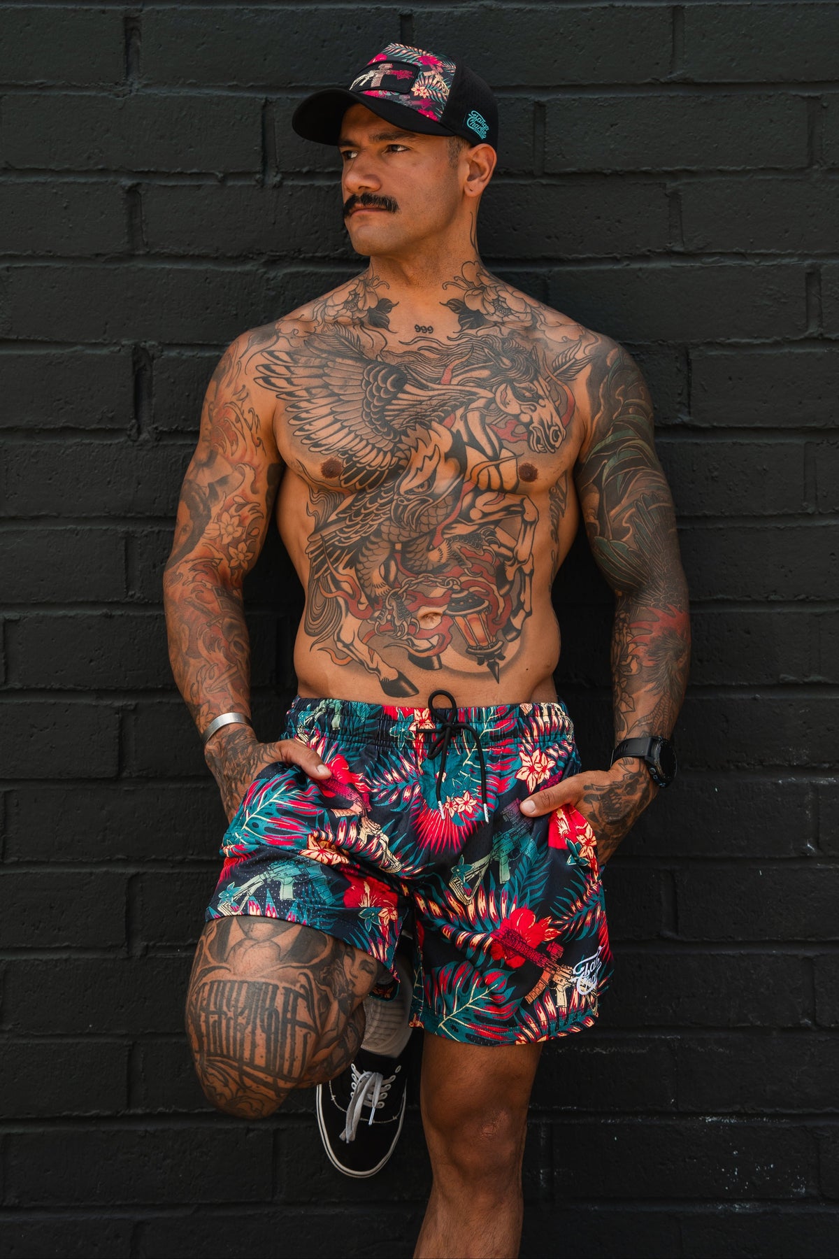 Men's Mesh Lifestyle Shorts | 5.5"- Tropical Assassin
