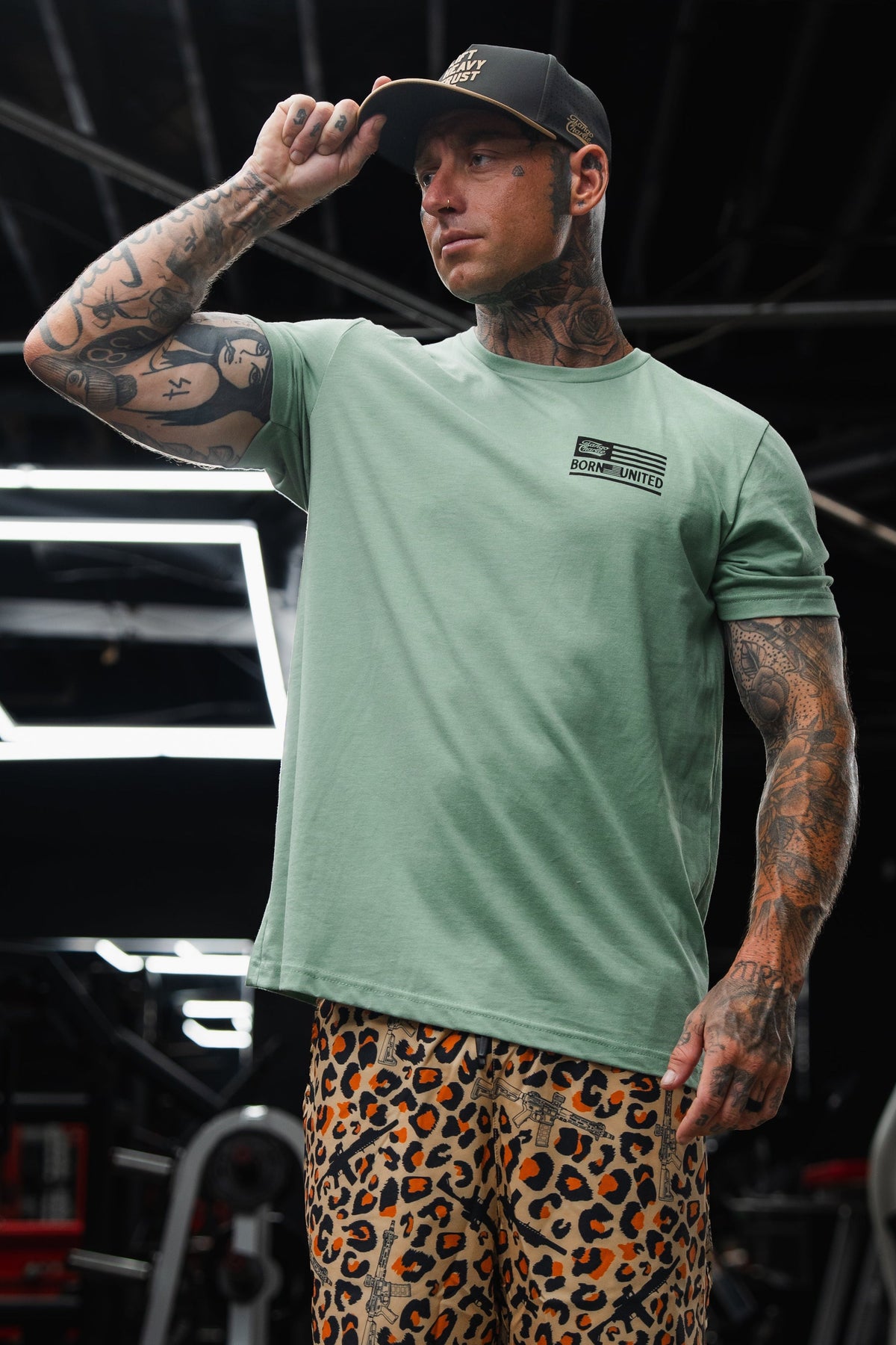 Loaded Leopard LHSG - Seafoam Green Tee