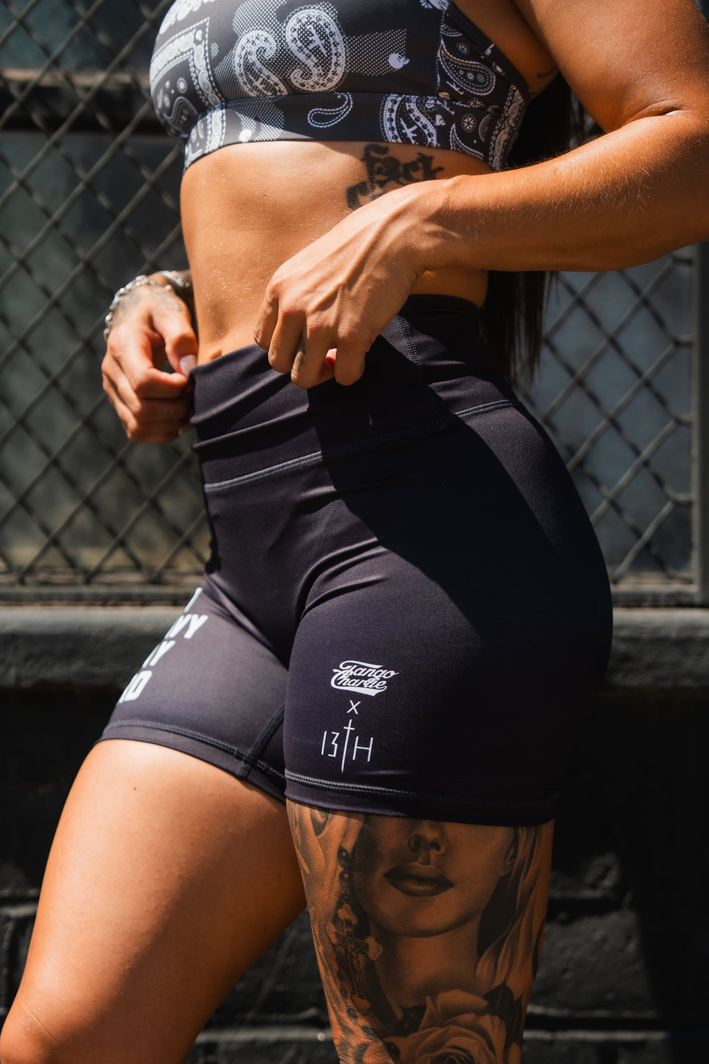Women's High-Waisted Seamless Front Compression Training Shorts | Lift Heavy. Pray Hard.