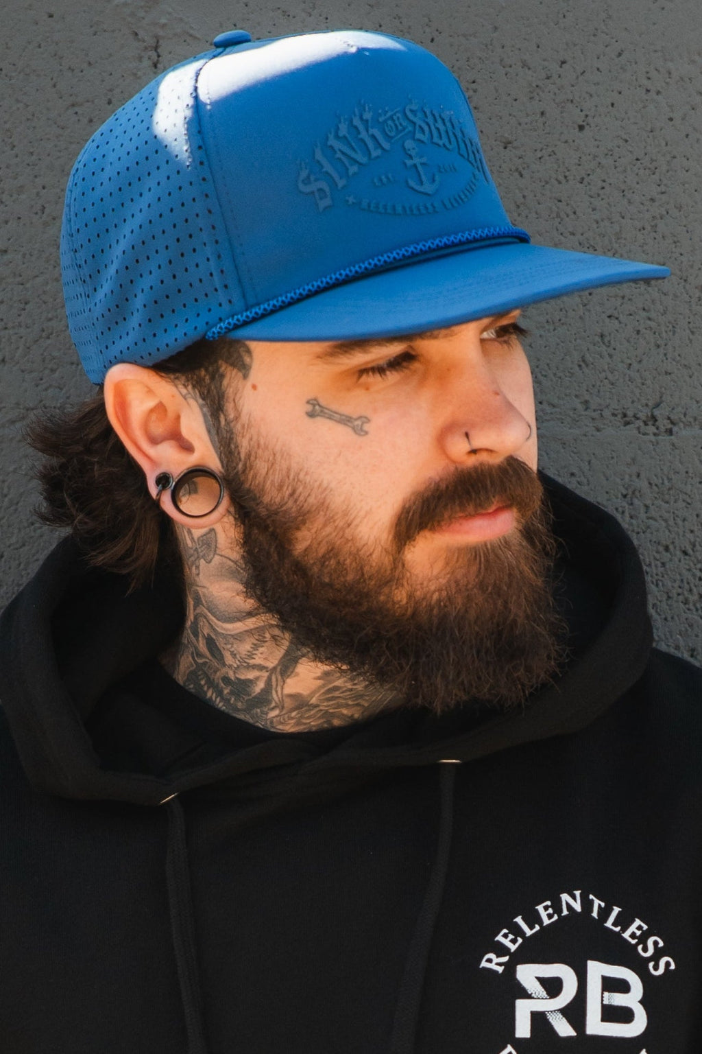 Dark Waters SOS Mute PVC Snapback