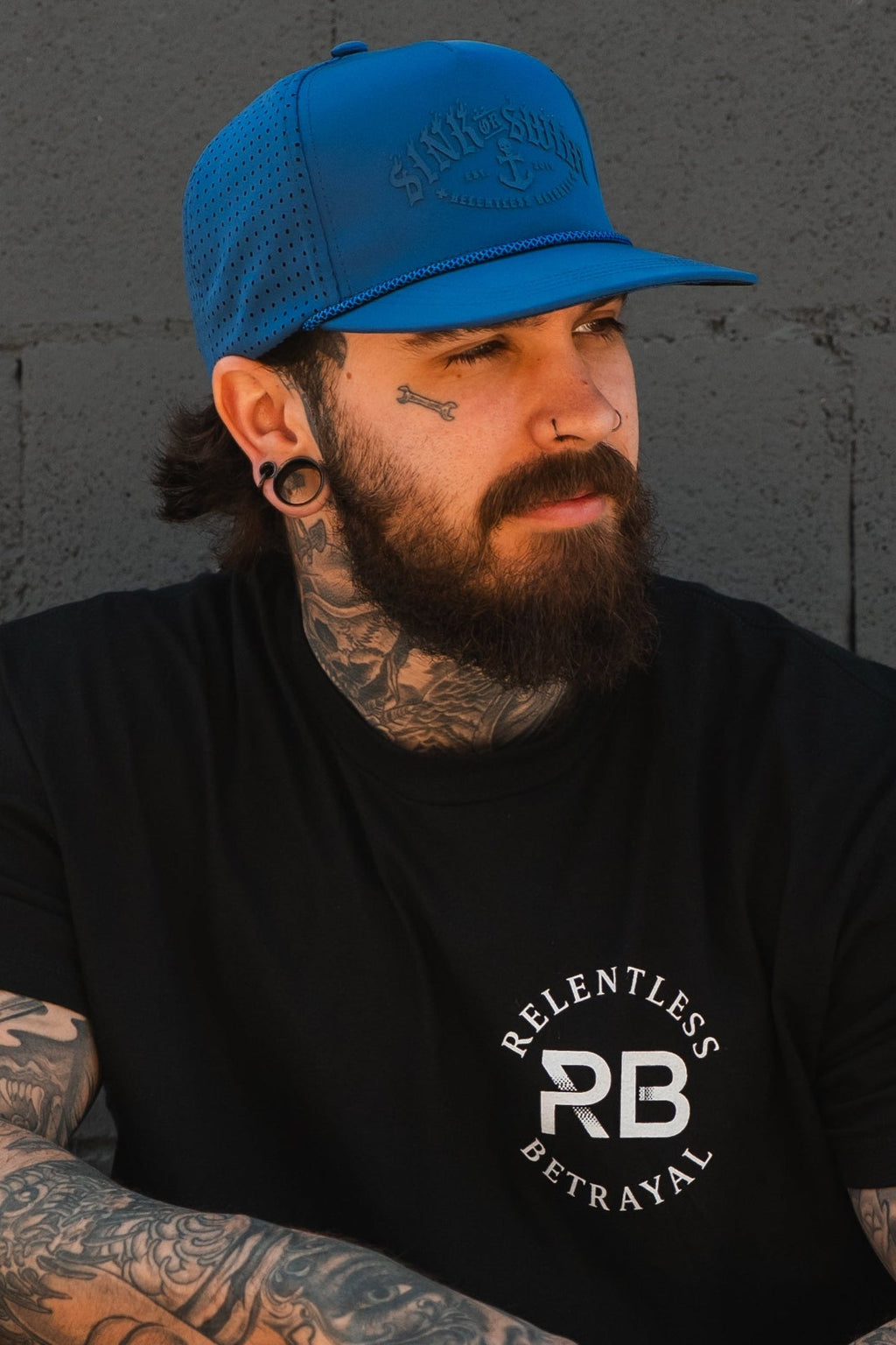 Dark Waters SOS Mute PVC Snapback