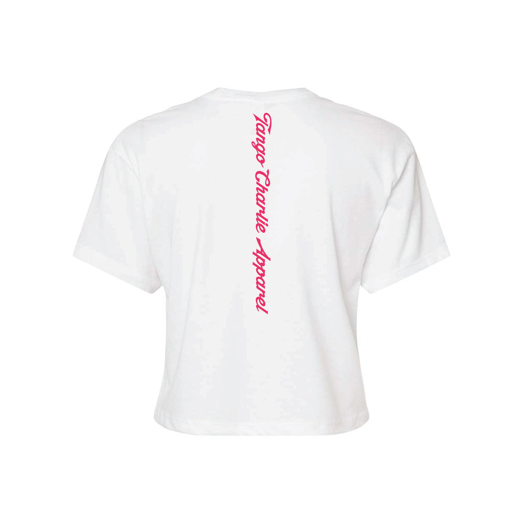 Feral - Women's White Crop Tee