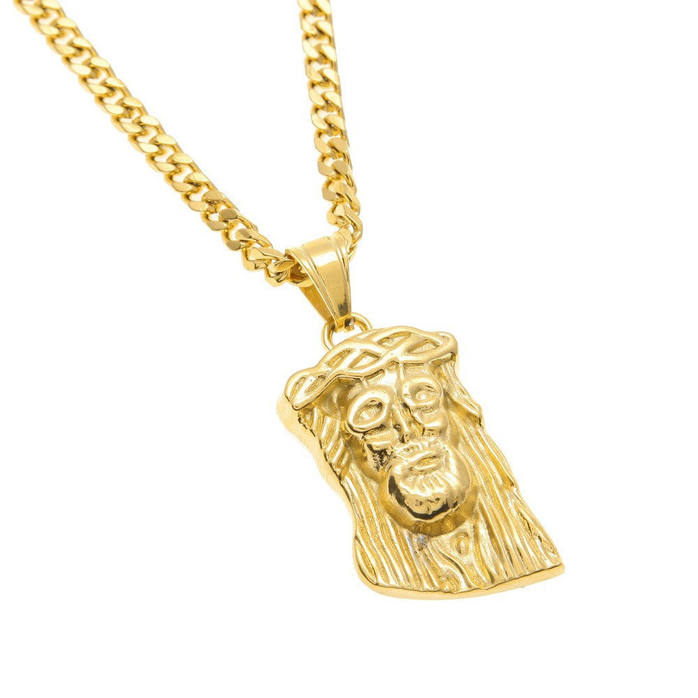 Hip Hop Winged Angel Pendant Necklace